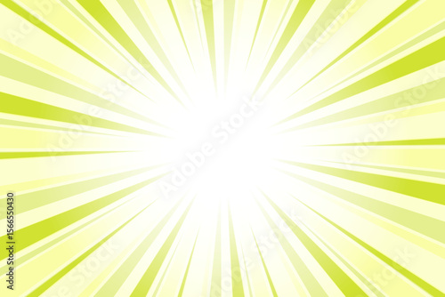 Sunburst Background. Summer Backdrop. Radius Cartoon Pattern Abstract Background. Pear Yellow Rays Vector Illustration.