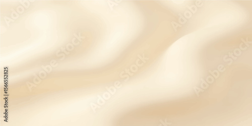 Minimal beige background with soft flowing abstract waves and creamy light layers