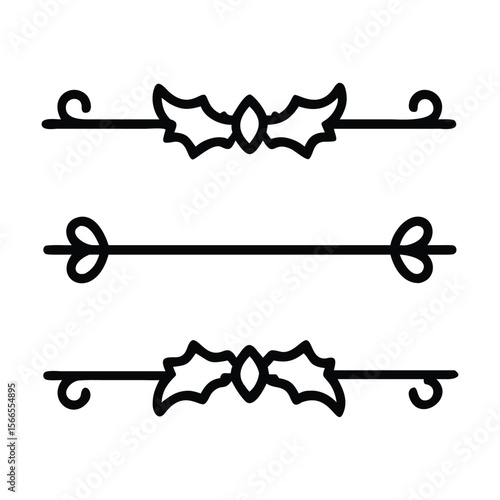 Halloween design elements set of black silhouettes of bats crosses and crosses on a whit