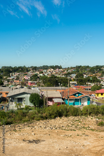 Cityscape of Sao Francisco de Paula, Cipó and Rincão neighborhoods - Rio Grande do Sul, Brazil