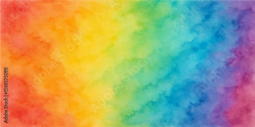 Abstract vibrant watercolor texture with a fiery orange and yellow paint pattern, perfect for an artistic or grunge background illustration