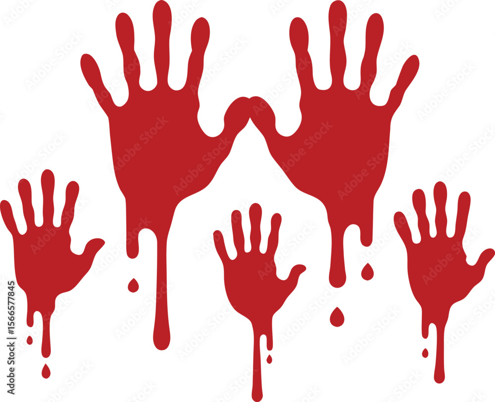 Blood splashes set drops of red liquid design element for Blood splashes set drops of red liquid design element for
