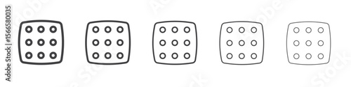 butterfly icon flat thin illustration symbol