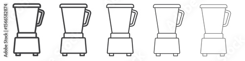 juicer icon flat thin illustration symbol