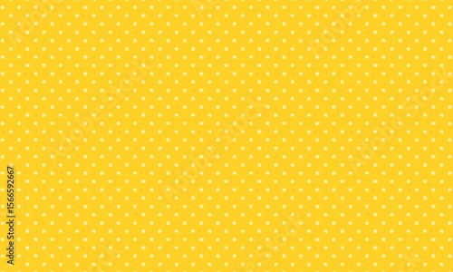 Seamless Yellow Pin Dot Pattern - Simple Minimalist Background