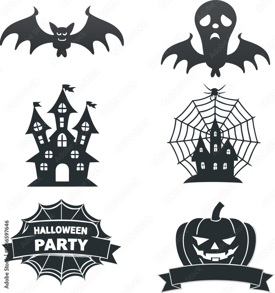 Halloween Elements Set Collection in white Background and vector
Halloween Elements Set Collection in white Background and vector