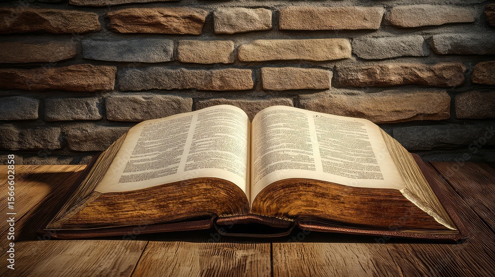 Obraz premium god bible wall