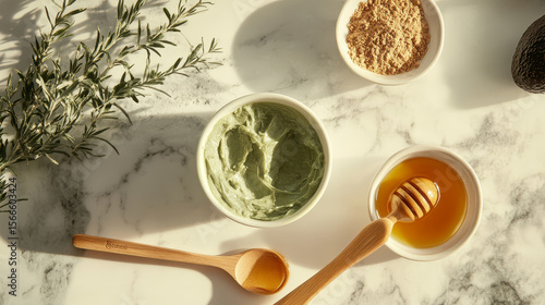 Wallpaper Mural Care product cream with honey and avacade mix Torontodigital.ca