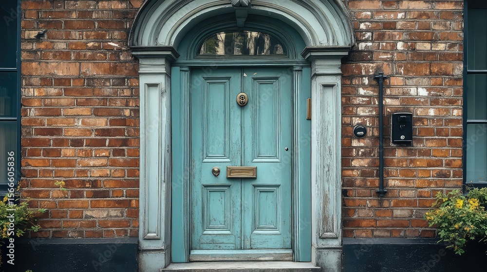 Fototapeta premium style dublin doors