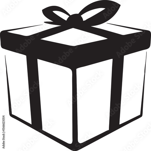 christmas gift box vector