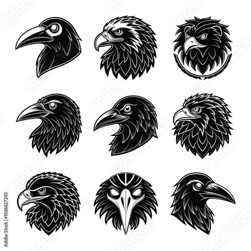 Halloween bird masks