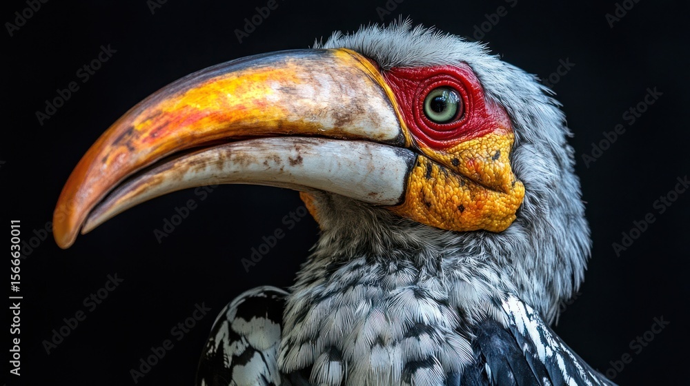 Obraz premium Close-up profile of a toucan