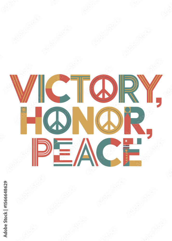 Minimalist Vj Day Quote Typography T-Shirt Design Minimalist Vj Day Quote Typography T-Shirt Design