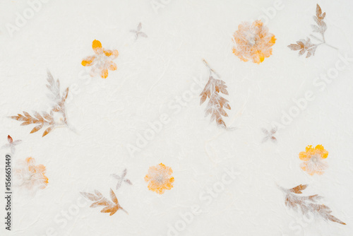 Mulberry handmade paper in natural pattern surface decorative design for backgrounds.