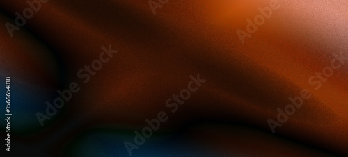 Abstract Dark Brown and Teal Gradient Texture Background Image