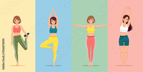 Yoga poses for beginners easy yoga positions stretching exercises at home