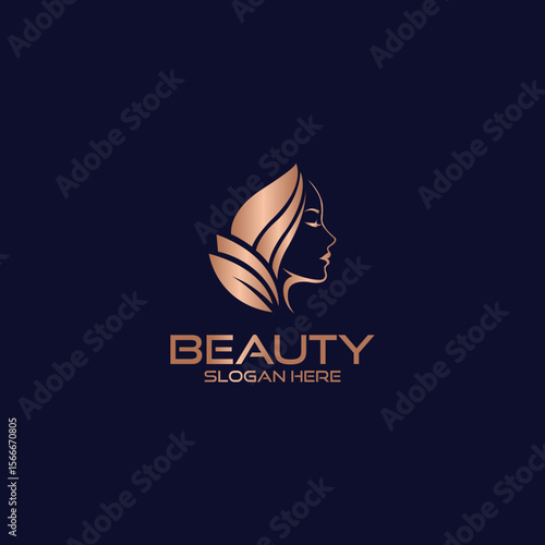 Beauty Logo Vector logo design for beauty salon, hair salon, cosmetic beauty woman logo design for salon, makeover, hair stylist, haidresser, hairc cut.