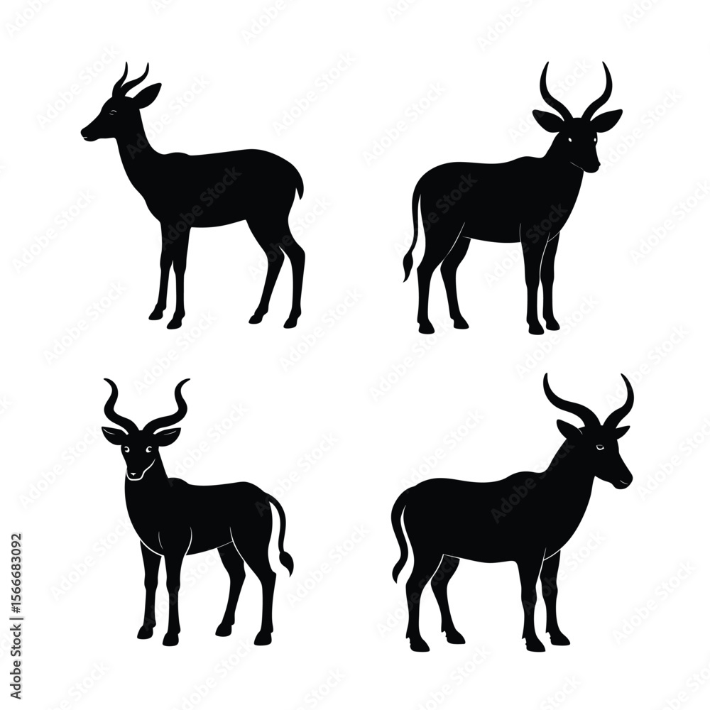 Naklejka premium silhouette Animal