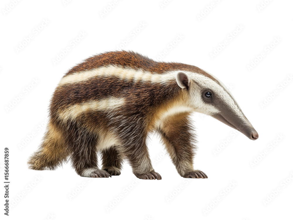 Obraz premium This image is a captivating portrait of a giant anteater. 