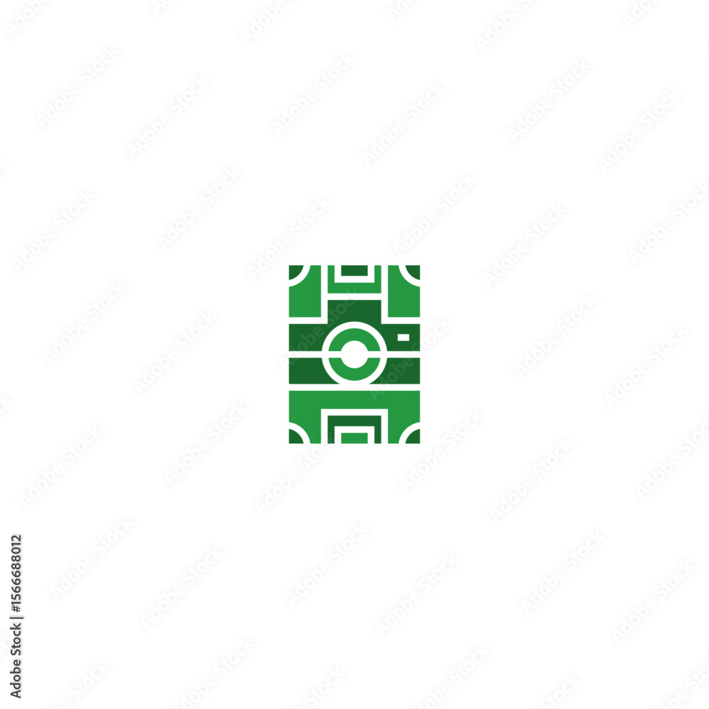 Obraz premium Football photographer logo idea.