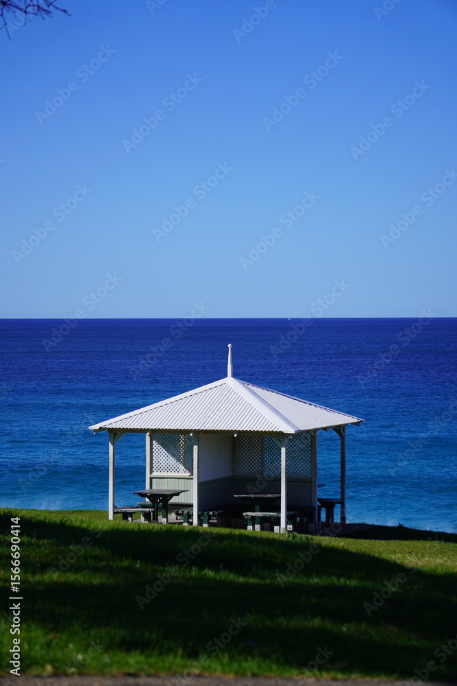 Picnic Shelter at Bronte Beach, Sydney Picnic Shelter at Bronte Beach, Sydney