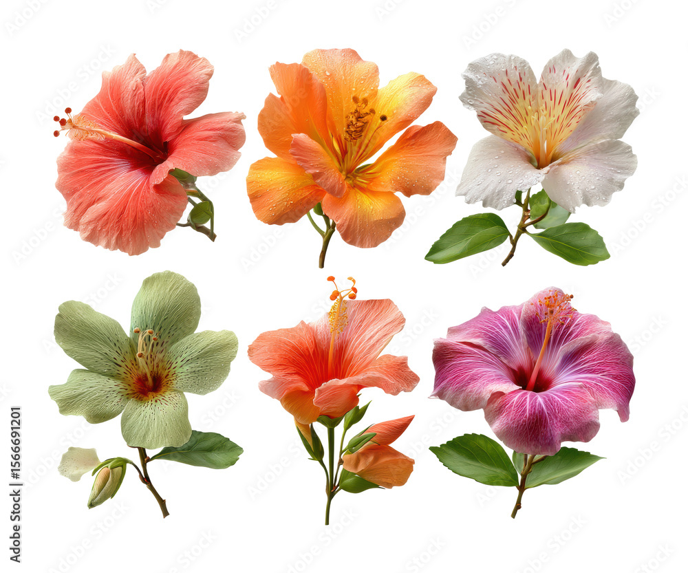 Fototapeta premium Vibrant floral arrangement nature botanical