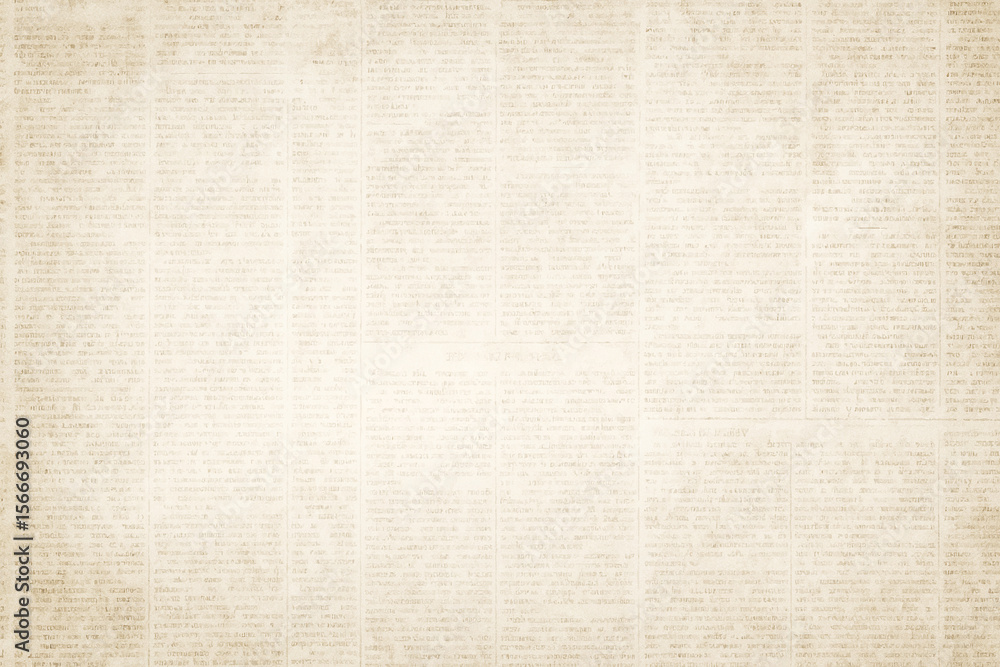 Aged newspaper texture with soft vignette and worn edges Aged newspaper texture with soft vignette and worn edges