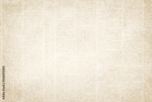 Aged newspaper texture with soft vignette and worn edges