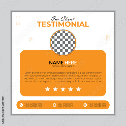 Best Testimonial Mockup Template.