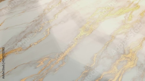 Luxurious Gold Vein Marble Texture Seamless Loop for Elegant Backgrounds and Design Projects Premium Quality Abstract Stone Surface with Golden Accents Ideal for Luxury Branding and Modern