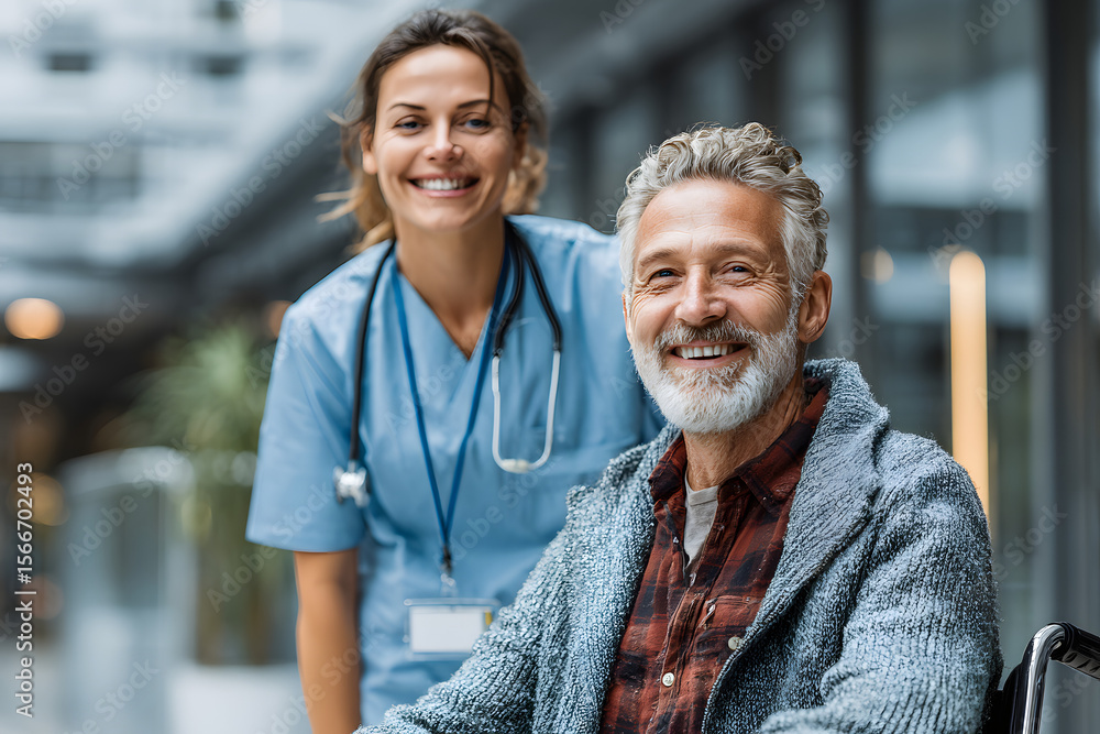 healthcare professional assisting patient in wheelchair healthcare professional assisting patient in wheelchair