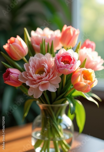 bright colorful bouquet pastel tulips peonies floral arrangement spring vibes decoration, rainbow, lgbtq, lgbt, pride, love, equality, peony, flower, nature