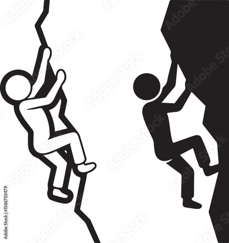 Mountain Rappelling Adventure Silhouette Vector

Rock Climber Abseiling SVG Design

Extreme Rappelling Clipart for Outdoor Lovers

Cliff Descent Adventure Sport Silhouette

Mountain Climber with Rope 