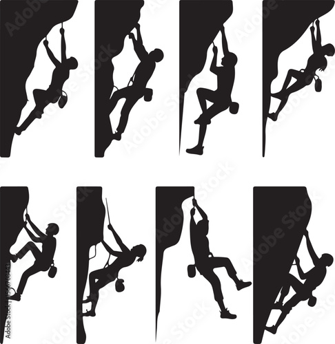 Mountain Rappelling Adventure Silhouette Vector

Rock Climber Abseiling SVG Design

Extreme Rappelling Clipart for Outdoor Lovers

Cliff Descent Adventure Sport Silhouette

Mountain Climber with Rope 
