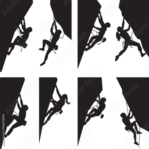 Mountain Rappelling Adventure Silhouette Vector

Rock Climber Abseiling SVG Design

Extreme Rappelling Clipart for Outdoor Lovers

Cliff Descent Adventure Sport Silhouette

Mountain Climber with Rope 