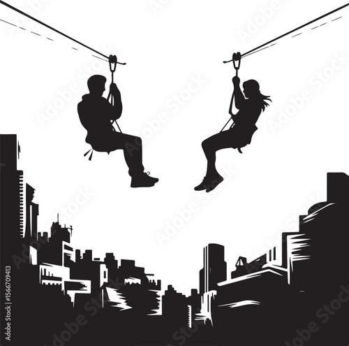 Mountain Rappelling Adventure Silhouette Vector

Rock Climber Abseiling SVG Design

Extreme Rappelling Clipart for Outdoor Lovers

Cliff Descent Adventure Sport Silhouette

Mountain Climber with Rope 
