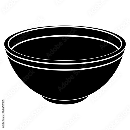 bowl on white background