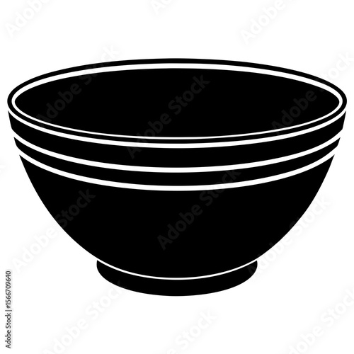 ceramic bowl isolated on white