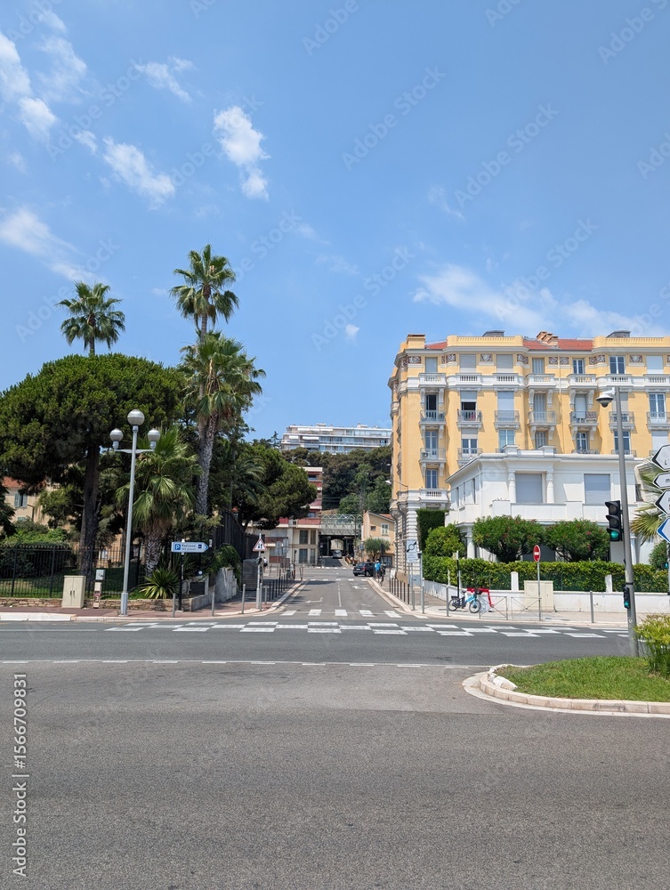 Naklejka premium Overview of Nice, France - June 2025