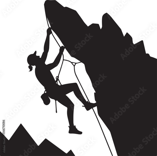 Mountain Rappelling Adventure Silhouette Vector

Rock Climber Abseiling SVG Design

Extreme Rappelling Clipart for Outdoor Lovers

Cliff Descent Adventure Sport Silhouette

Mountain Climber with Rope 