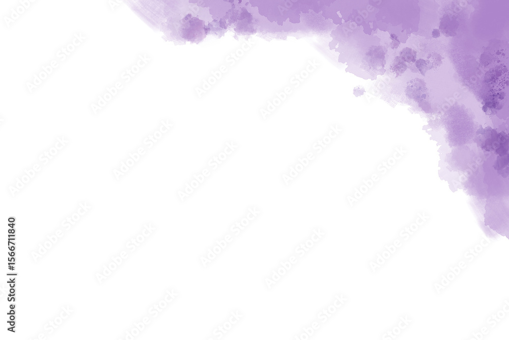 Obraz premium Abstract, purple hand. drawn transparent watercolor background for wallpapers, headers, presentations, etc. 