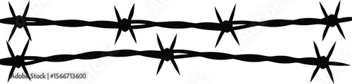 barb wire vector icon