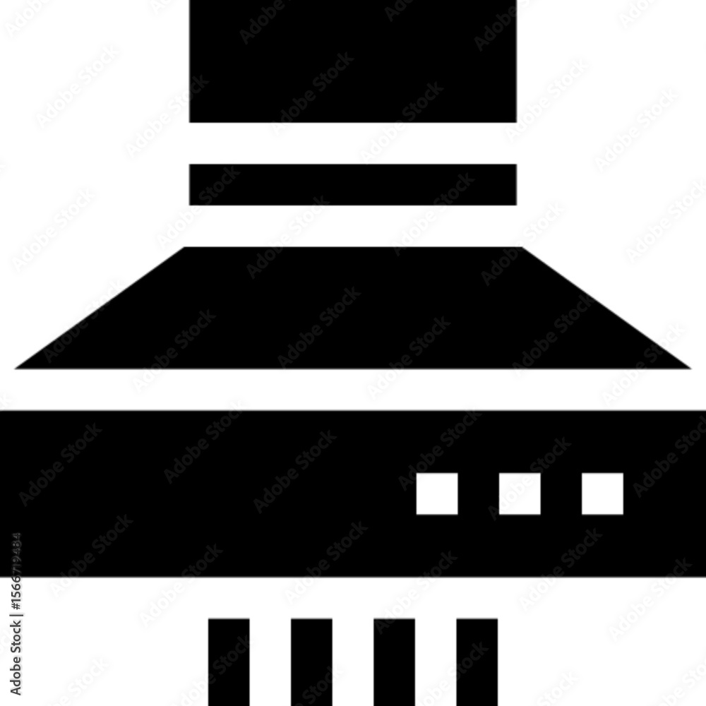 Obraz premium Kitchen Cooker Hood