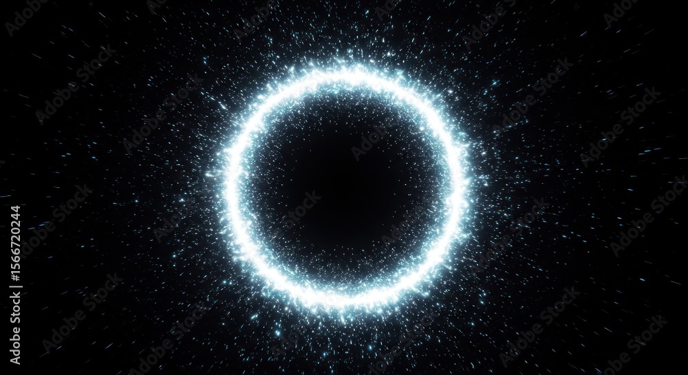 Luminous circle design Luminous circle design