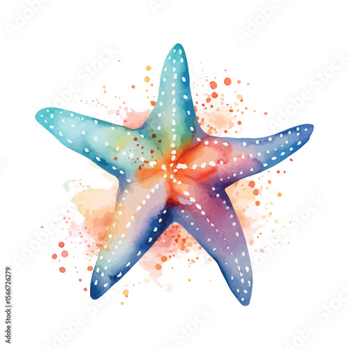 Golden Christmas star decoration with glitter on a white background