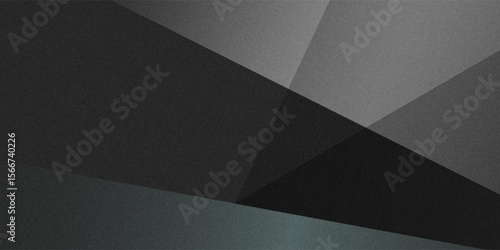 Black and white dark gray abstract background.Geometric pattern shapes.Rough and shabby grain.vector eps10