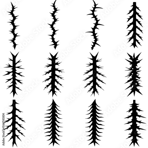 seamless pattern with fern