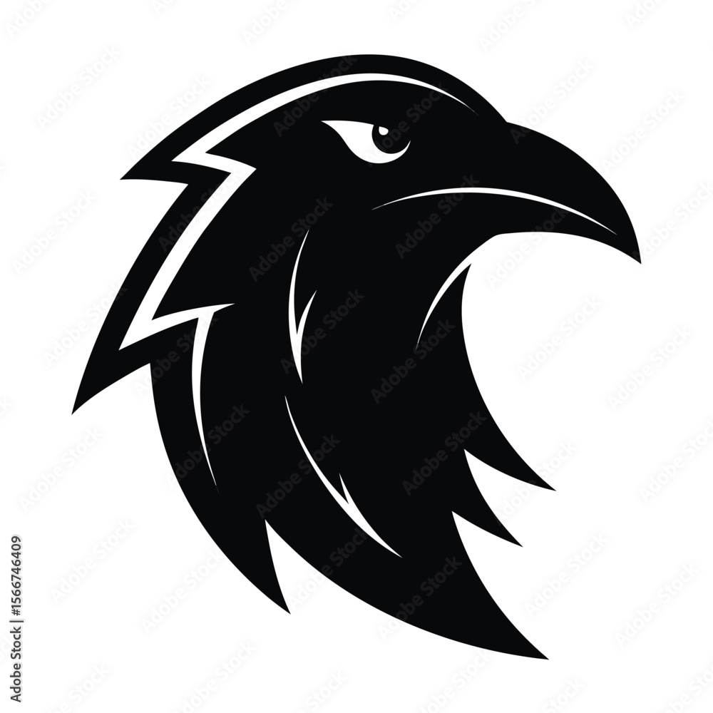 Obraz premium eagle tattoo vector