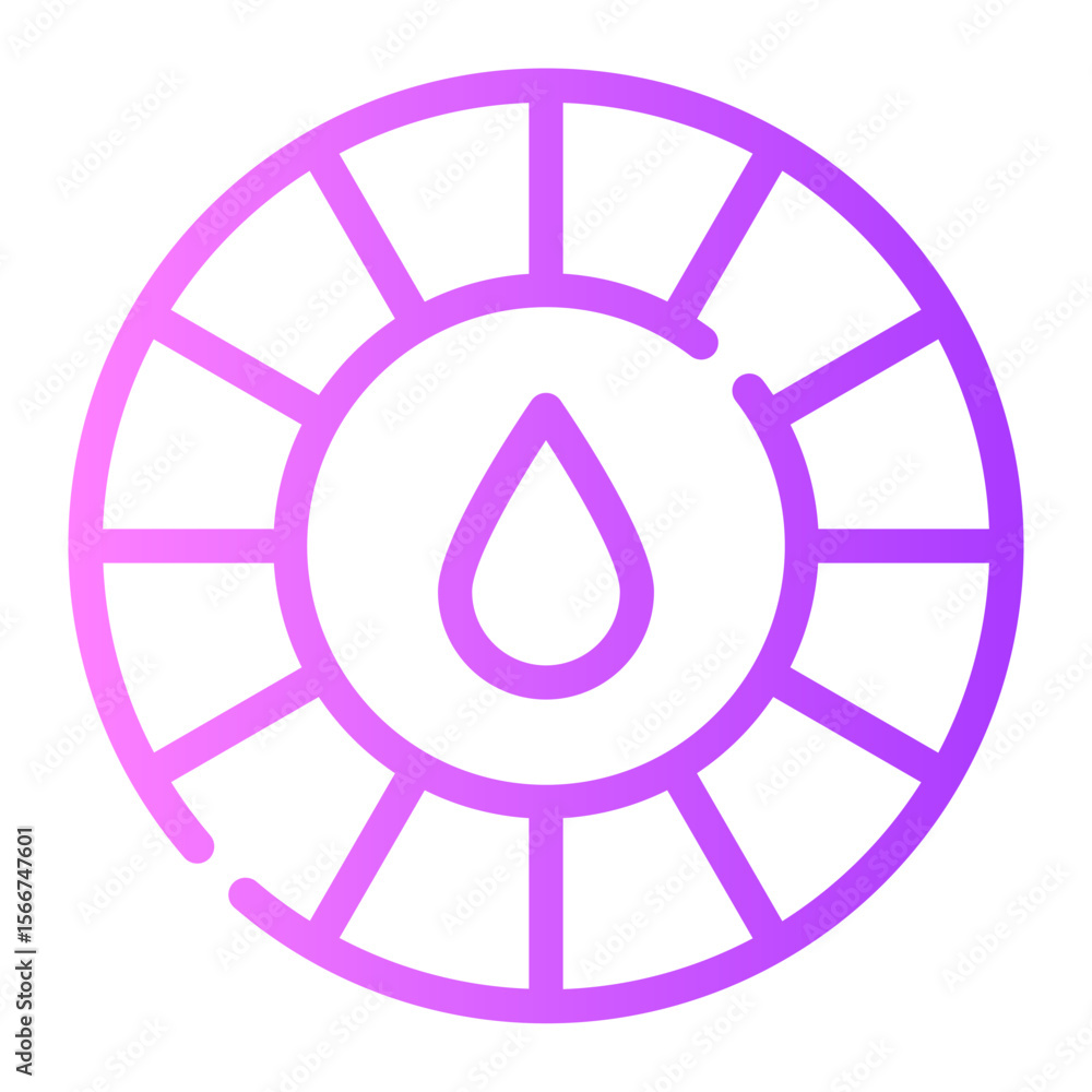 Fototapeta premium color palette gradient icon