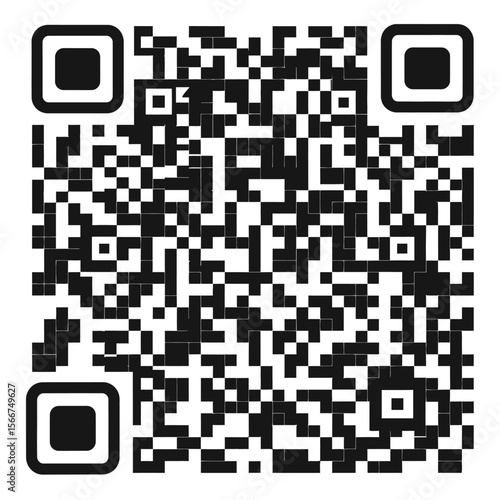 A qr code isolated on white background